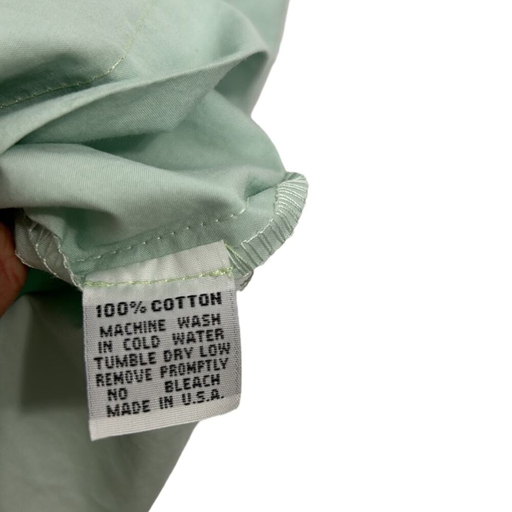 NWT Never A Wallflower Mint Poplin Piped Yolk Top size XS - Picture 5 of 6